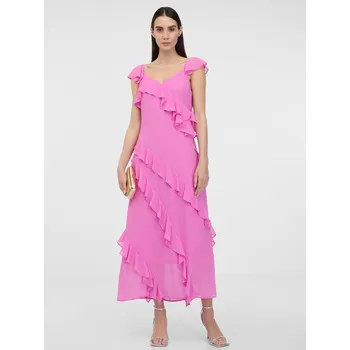 Oblečení a móda Orsay Dámské Růžové dámské maxi šaty ORSAY Růžová XL (2828231)