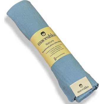 látková plena Maceshka Mušelínová plena Nature jednobarevná Blue Jeans