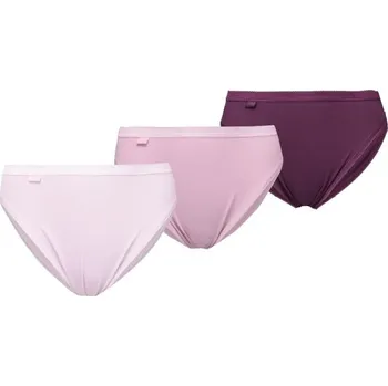 Kalhotky Dámské kalhotky SLOGGI BASIC+ C3P 40 Růžová, Vínová