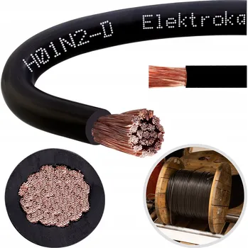 elektrický kabel Kabel OnS OS 70 mm2 H01N2-D 100 V zemnící gumový měděný