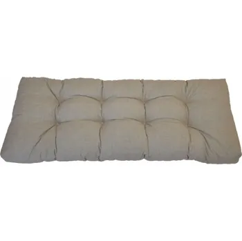 Podsedák Opěradlový polstr na paletu 120x50 tmavě béžový melír