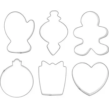 Vánoce Vykrajovačky Vánoční ozdoba 6 ks Orion