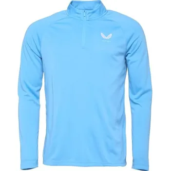 Pánská mikina Pánská sportovní mikina CASTORE 1/4 ZIP LS TOP M Světle modrá, Bílá