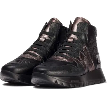 Dámská zimní obuv Dámská kotníková obuv Wonders A-2493 černá Barva: černošedá, Velikost: 40