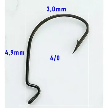 Rybářský háček OFFSETOVÝ HÁČEK KUMHO VEL 4/0 - 10KS