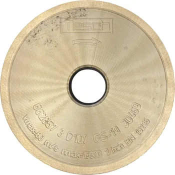 Brusný kotouč Diamantový brusný kotouč 1A1 D98 U22 X4,5 H22 - TESCH