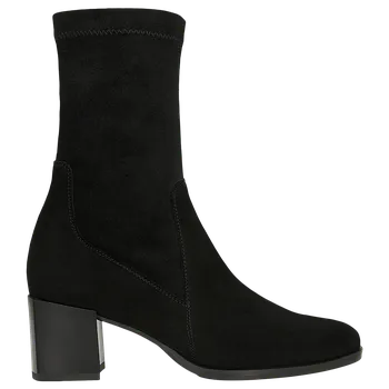 Dámská obuv Černé Kotníčkové Boty S Přiléhavým Svrškem Wojas 5531881 39