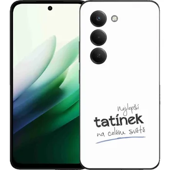 Pouzdro na mobilní telefon Gelový kryt mmCase na Xiaomi Redmi 15 5G (169mm) - nejlepší tatínek 4 bílé pozadí