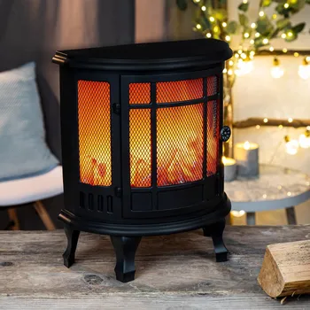 Vánoční dekorace Haushalt international Dekorativní LED krb 491369