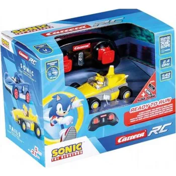RC model auta Auto RC Carrera Sonic the Hedgehog Mini Tails 1:43