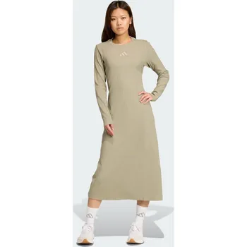 Dámské šaty ADIDAS Zimní dlouhé šaty ALL SZN M ŠEDÁ