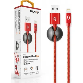 Aligator Premium 2A Lightning červený DATKP11