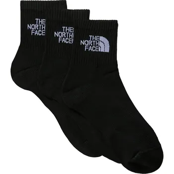Pánské ponožky Ponožky 3 páry THE NORTH FACE MULTI SPORT CUSH QUARTER SOCK 3P, TNF BLACK - 41-43