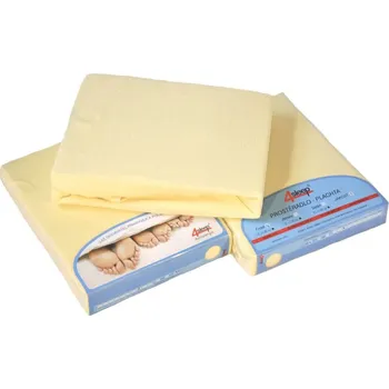 Prostěradlo Prostěradlo JERSEY s gumičkou 70/140 - 04 - Banánová