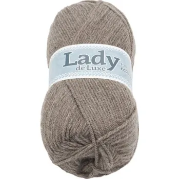 Příze Příze LADY de Luxe Šedá BX6743 - 100g / 238 m