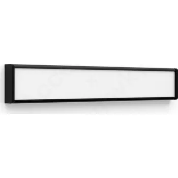 Informační tabulka Černá dveřní tabulka&nbsp;ACS&nbsp;o velikosti&nbsp;187 x 31 mm&nbsp;s&nbsp;zásuvným systémem