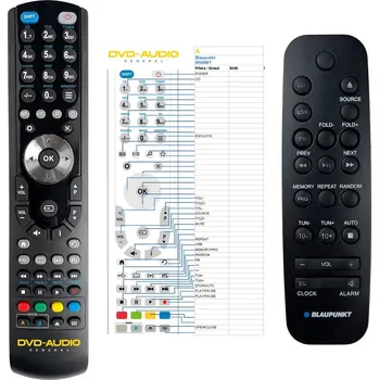 General BLAUPUNKT MS40BT - náhradní dálkový ovladač