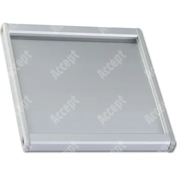 Informační tabulka Stříbrná dveřní tabulka Klassik Plus 103 o velikosti&nbsp;90 x 103 mm