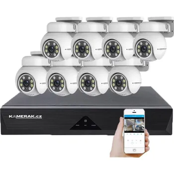 Kompletní kamerový systém 8 kamerový set AHD WN8-080E PTZ 5Mpx, CZ menu