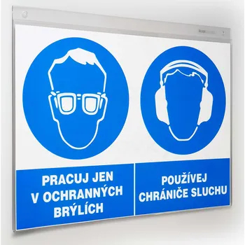 Informační tabulka Plexi kapsa A3 na šířku - rozměr 425 x 325 mm