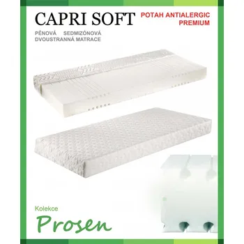 Matrace Zdravotní pěnová matrace Capri Soft Anti Allergic Premium 90x200cm