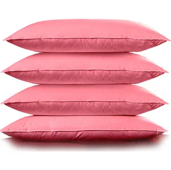 Polštář Polštář prachové peří 45x45 500g růžová sypka