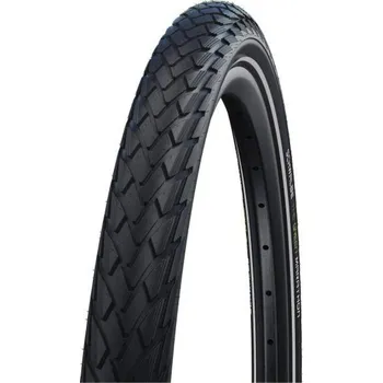 Plášť na kolo Schwalbe Green Marathon Addix Eco E-50 drát černý/reflexní pruh