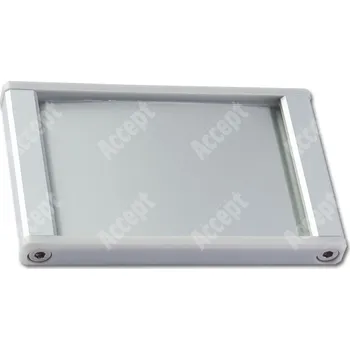 Informační tabulka Stříbrná dveřní tabulka Klassik Plus 087 o velikosti 50 x 87 mm