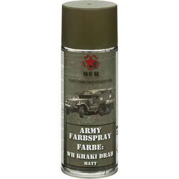 Armádní barva ve spreji, 400 ml, WH khaki drab mat