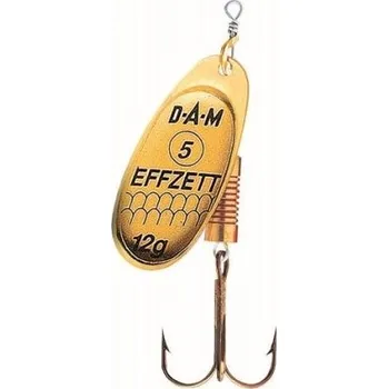 Umělá nástraha Dam Třpytka Effzett Standard Spinner Gold-Velikost 4 Hmotnost 10 g