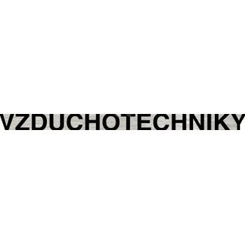 Informační tabulka Stříbrný piktogram "strojovna vzduchotechniky II" s černým textem bez rámečku - 80 x 80 mm