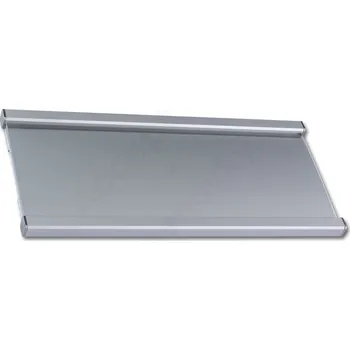 Informační tabulka Stříbrná dveřní tabulka Klassik Inox 087 o velikosti&nbsp;187 x 87 mm