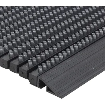 Rohožka Venkovní čisticí kartáčová vstupní rohož FLOMA Outline - délka 50 cm, šířka 80 cm, výška 2,2 cm