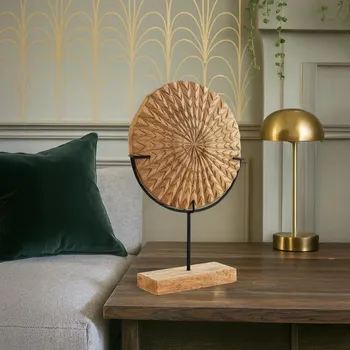 Dřevěná dekorace Kruh, malý 495997