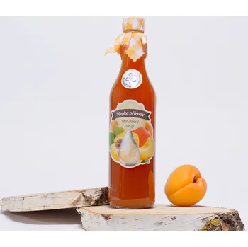 Sirup Kapka Přírody Meruňkový sirup Objem láhve: 0,2 l