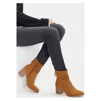 Dámská obuv JENNY Polokozačky CEO-MARTINA WS14438-22 Hnědá 37