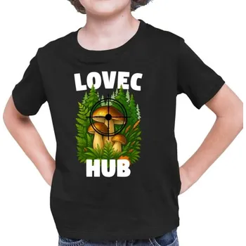 Žertovný předmět Lovec hub - dětské tričko s potiskem- Tričkový.cz