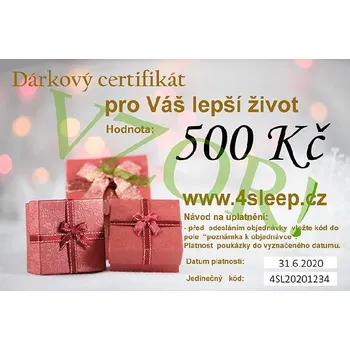 Dárkový potravinový koš DÁRKOVÝ POUKAZ v hodnotě 500kč