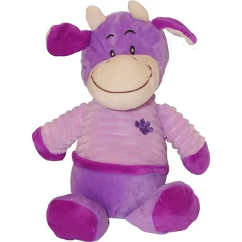 plyšák Dětský plyšák- Barevné zvířátka- Kráva- 25 cm