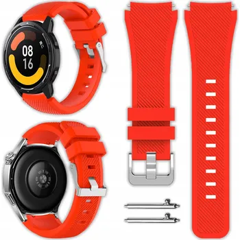 Řemínek na hodinky Řemínek Vanfone pro Xiaomi 22mm červený