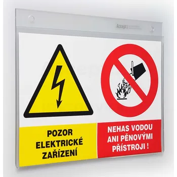 Značení Plexi kapsa A5 na šířku - rozměr 215 x 175 mm