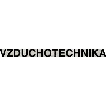 Informační tabulka Stříbrný piktogram "VZDUCHOTECHNIKA" s černým&nbsp;textem bez rámečku -