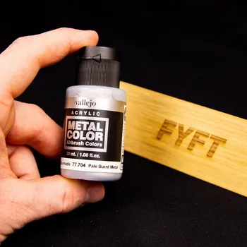 Modelářská barva Vallejo Metal Color Airbrush: Pale Burnt Metal 32ml - airbrush barva na modely