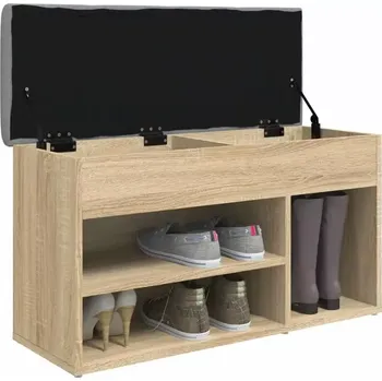 Botník Botník s lavicí FADDY TYP 2 dřevo dub sonoma