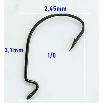 Rybářský háček OFFSETOVÝ HÁČEK KUMHO VEL 1/0 - 10KS