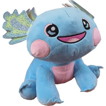 plyšák Axolotl plyšový 28cm sedící - modrý