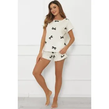 Dámské pyžamo Italian Fashion Figaro béžová M