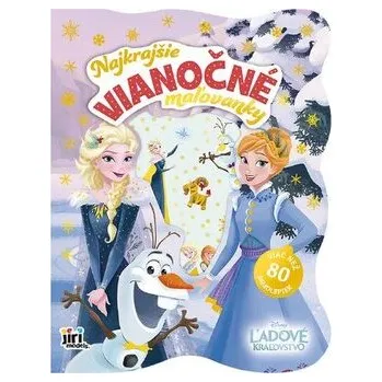 První čtění Najkrajšie vianočné maľovanky so samolepkami Ľadové kráľovstvo