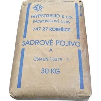 Sádra Sádra 30kg stavební šedá (30kg=1balení)