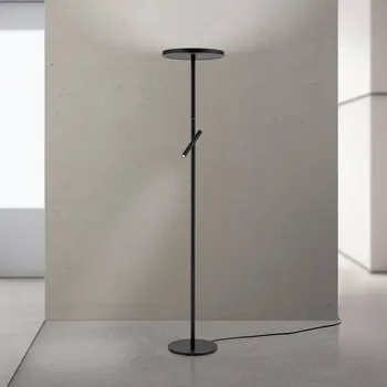 Lampička Orion LED stojací lampa Teide, černá, kov, lampa na čtení, stmívač černá matná LED 25 W celkem + 1 x 4,5 W LED - Doprava zdarma